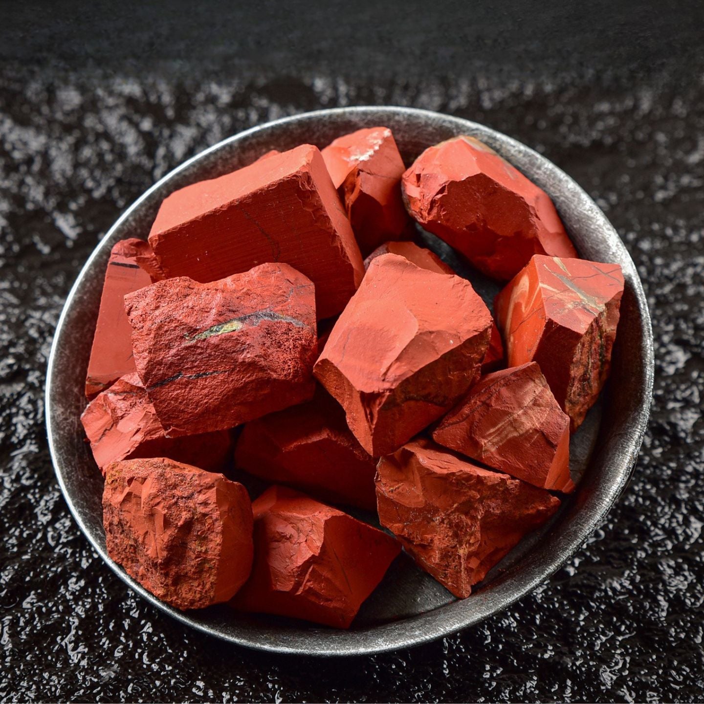 Natural Crystal Rough Stone Red Jasper
