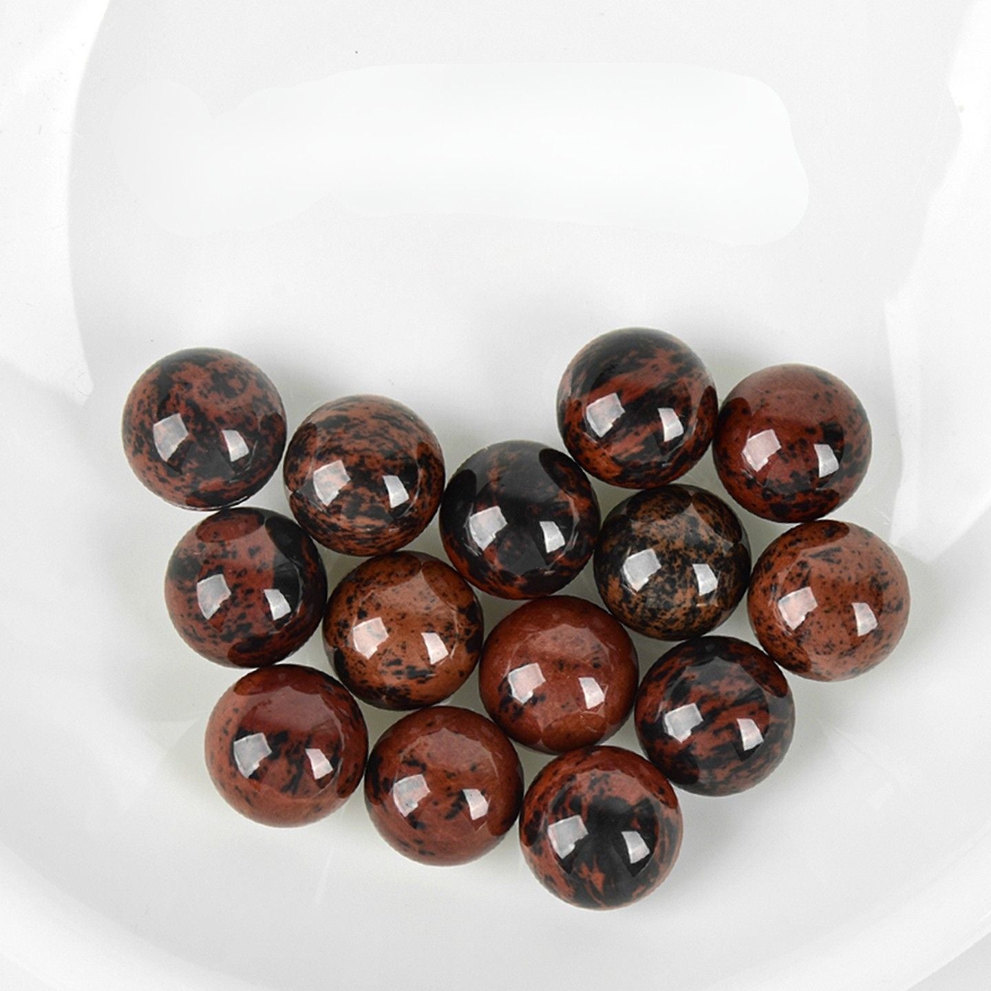 Natural Red Obsidian Ball