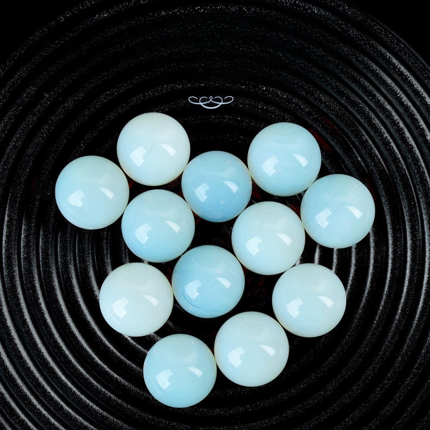 Protein glass spheres