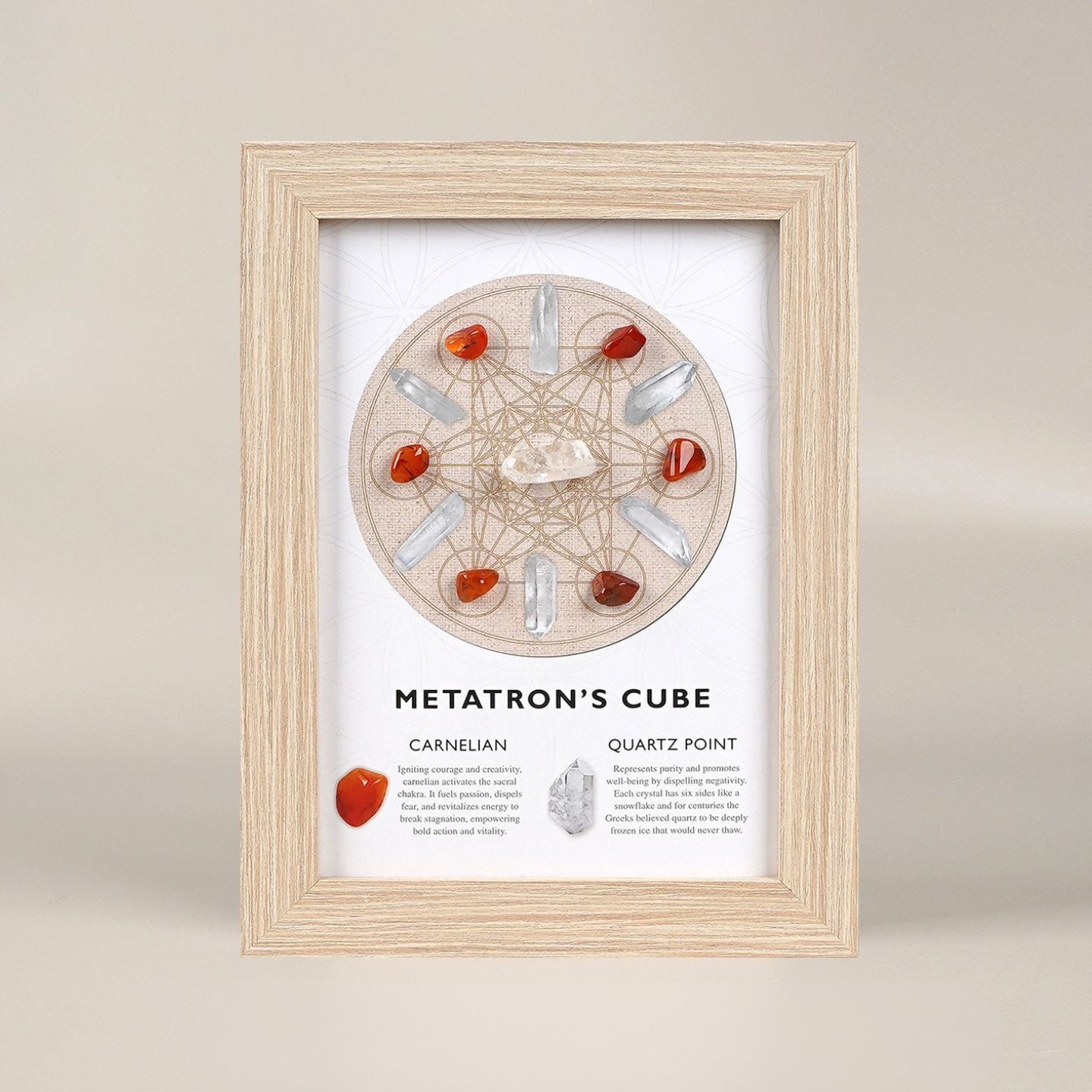 Natural Crystal Picture Frame